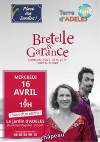  affiche Bretelle et Garance