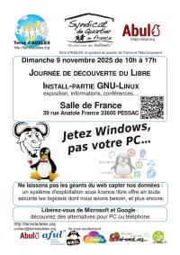 Affiche Dimanche du Libre