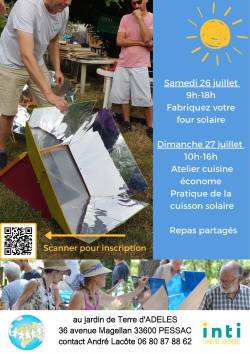  Affiche stage cuiseur solaire