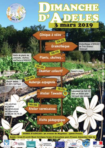 Journée Portail ouvert au Jardin d'ADELES le 3 mars 2019
